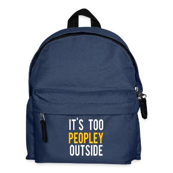 C'est trop populaire à l'extérieur - Sac à dos Enfant - bleu marine - Devant