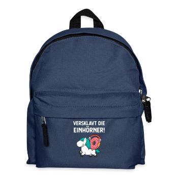 Enslaved the unicorn donut gift - Kids' Backpack - navy - Front