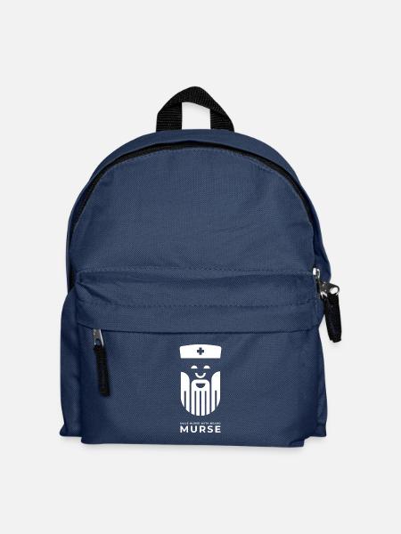 Nurse - "Male Nurse = MURSE" - Gift - Kids' Backpack - navy