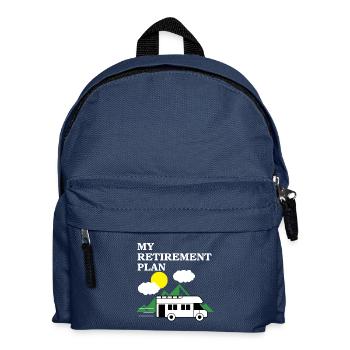 Caravane de retraite - Sac à dos Enfant - bleu marine - Devant