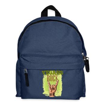 Vegans Rock T-Shirt Vegan T-Shirt Cadeau - Sac à dos Enfant - bleu marine - Devant