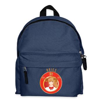 Zodiac - Horoscope - Aries - Gift - Kids' Backpack - navy - Front