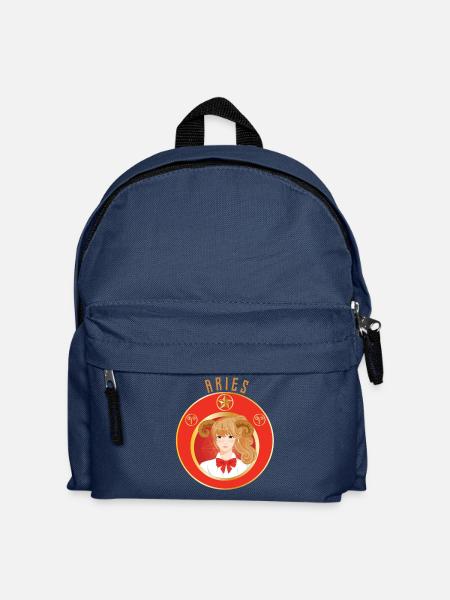 Zodiac - Horoscope - Aries - Gift - Kids' Backpack - navy