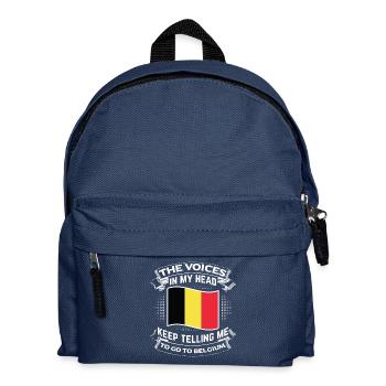 Allez à la Belgique ! - Sac à dos Enfant - bleu marine - Devant