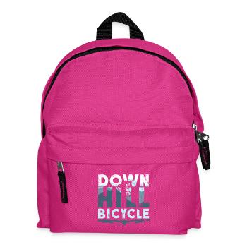 Downhill Fahrrad Slopestyle Sprünge Matsch - Kinder Rucksack - Fuchsia - Vorne