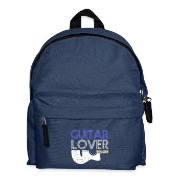Guitar lover gift guitarist guitar - Kids' Backpack - navy - Front