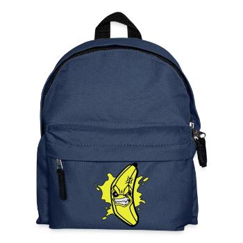 Angry banana - Kids' Backpack - navy - Front