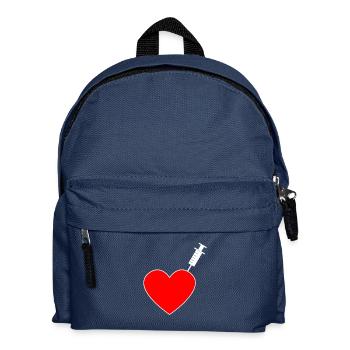 Vaccination - Je suis vacciné - Sac à dos Enfant - bleu marine - Devant