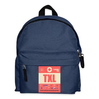 Remorques TXL dernier vol Berlin Tegel - Sac à dos Enfant - bleu marine - Devant