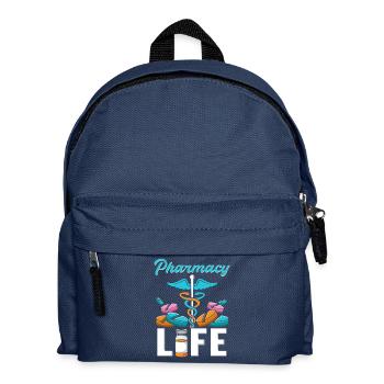 Apotheker Pharmacy Life Apotheke Pharmazie Student - Kinder Rucksack - Navy - Vorne