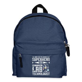 Technologue de laboratoire de super-héros - Sac à dos Enfant - bleu marine - Devant
