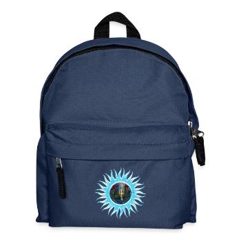 Drachenhöhe auf der Insel - Kinder Rucksack - Navy - Vorne