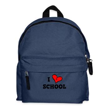 I love school - Kids' Backpack - navy - Front