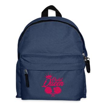 Woman Padel Queen Padel player Tennis Padelist - Kids' Backpack - navy - Front