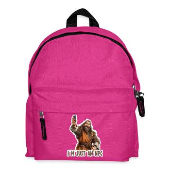 Désolé, je ne suis qu’un PNJ – design de RPG drôle - Sac à dos Enfant - fuchsia - Devant