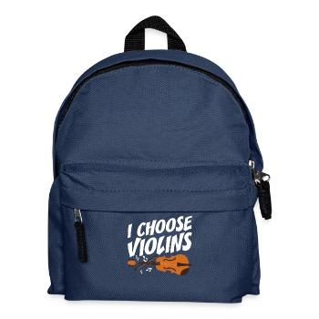 Violinist I Choose Violins Violinist Violinist - Kids' Backpack - navy - Front