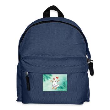 Canard de Noël en pull festif Noël - Sac à dos Enfant - bleu marine - Devant