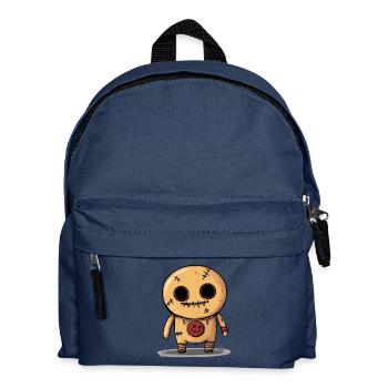 Voodoo-Lebkuchen-Puppe - Kinder Rucksack - Navy - Vorne