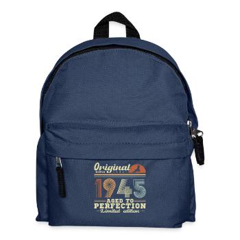 Vintage 1945 80e Anniversaire Cadeau Retro - Sac à dos Enfant - bleu marine - Devant