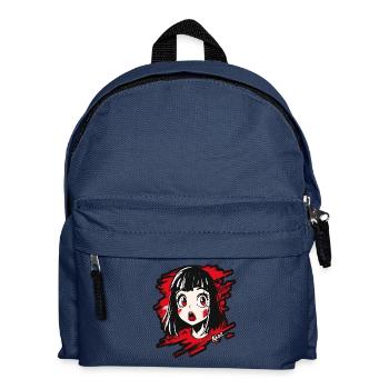 Cartoon Girl - Kids' Backpack - navy - Front