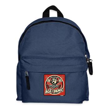 Anxious mouse in the age of panic - Kids' Backpack - navy - Front