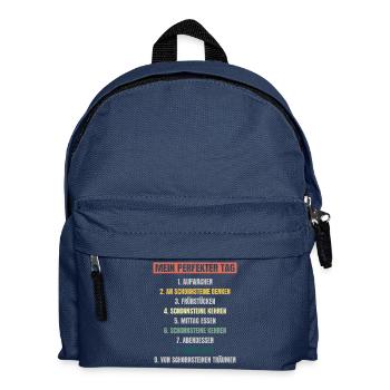 Schornsteinfeger Herren - Kinder Rucksack - Navy - Vorne