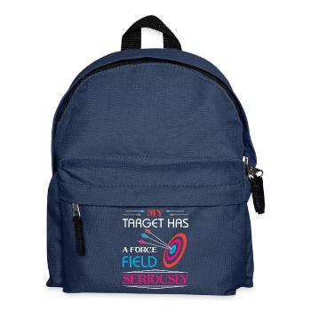 Bogenschießen Bogenschütze - Kinder Rucksack - Navy - Vorne