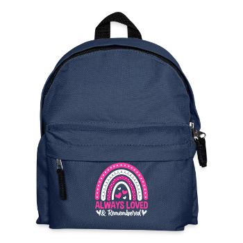 Always Loved and Remembered - Kinder Rucksack - Navy - Vorne
