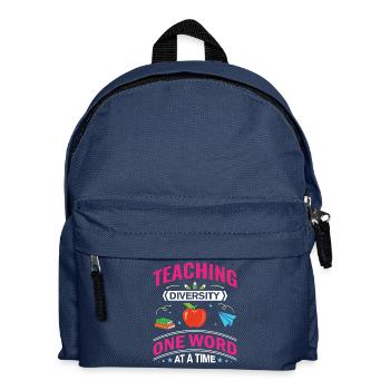 ESL-Lehrer ESL Unterricht - Kinder Rucksack - Navy - Vorne