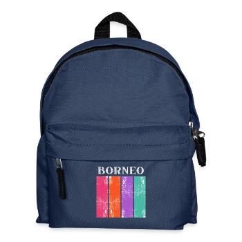Borneo Indonesia - Kids' Backpack - navy - Front