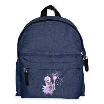 Magical melodies of the cute skeleton. - Kids' Backpack - navy - Front