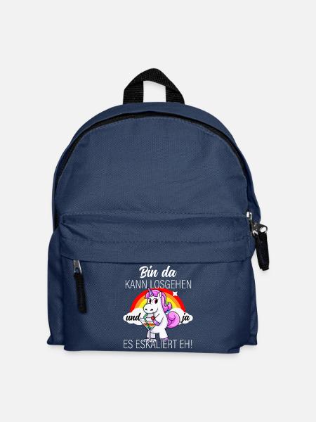 eskaliert eh Zeichenfläche 1 Kopie - Kinder Rucksack - Navy