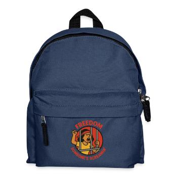 Cri de liberté - Sac à dos Enfant - bleu marine - Devant