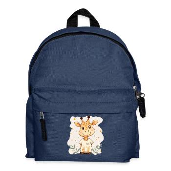 Giraffe for children - Kids' Backpack - navy - Front