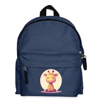 Giraffe for children - Kids' Backpack - navy - Front