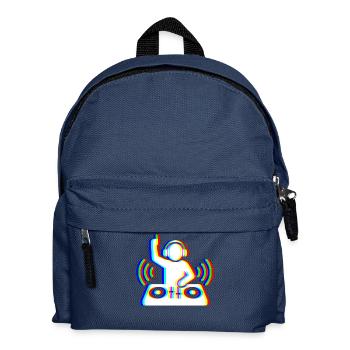 Glitch DJ – Beat Creator - Kids' Backpack - navy - Front