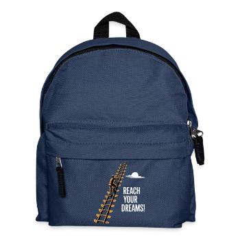 REACH YOUR DREAMS - Kids' Backpack - navy - Front