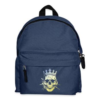 King Skull - Kids' Backpack - navy - Front