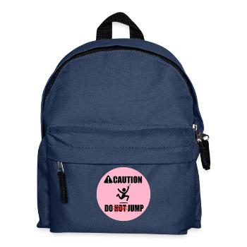 Sprungzeichen Jump Sign - Kids' Backpack - navy - Front