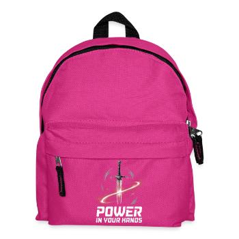 LE POUVOIR ENTRE VOS MAINS - Sac à dos Enfant - fuchsia - Devant