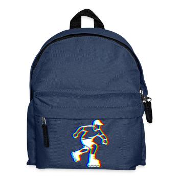 Glitch Skater – Cool Ride - Kids' Backpack - navy - Front