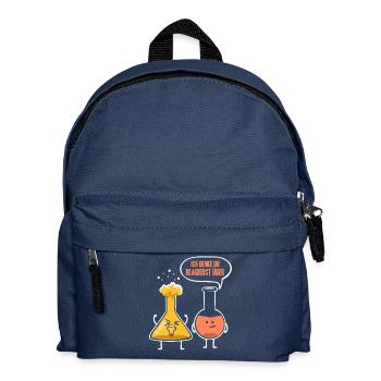 Forschung Chemie Chemiker Labor Sprüche Lehrer Uni - Kinder Rucksack - Navy - Vorne