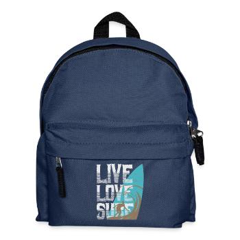 Surfeur audacieux Lifestyle Design Surfeur audacieux - Sac à dos Enfant - bleu marine - Devant