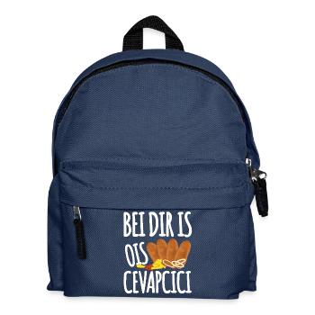 bavarois cevapcici drôle Citation - Sac à dos Enfant - bleu marine - Devant