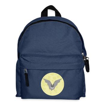 Fledermaus - Kinder Rucksack - Navy - Vorne