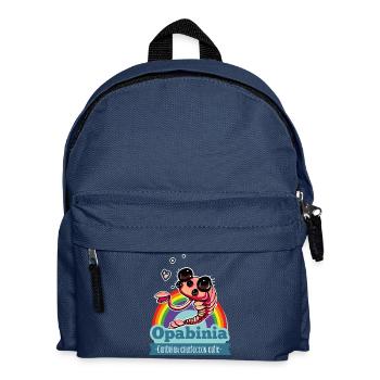 Opabinia - Kambrium krustentier Cutie - Kinder Rucksack - Navy - Vorne