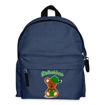 Steirerbua Steiermark Steirer Bua Kinder - Kinder Rucksack - Navy - Vorne