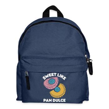 Cute design for Pan Dulce - Kids' Backpack - navy - Front