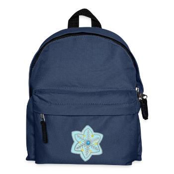 Winterstern - Kinder Rucksack - Navy - Vorne