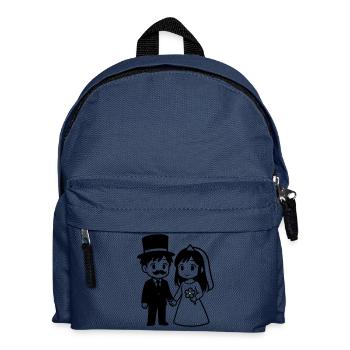 Couple de mariés Anime - Sac à dos Enfant - bleu marine - Devant